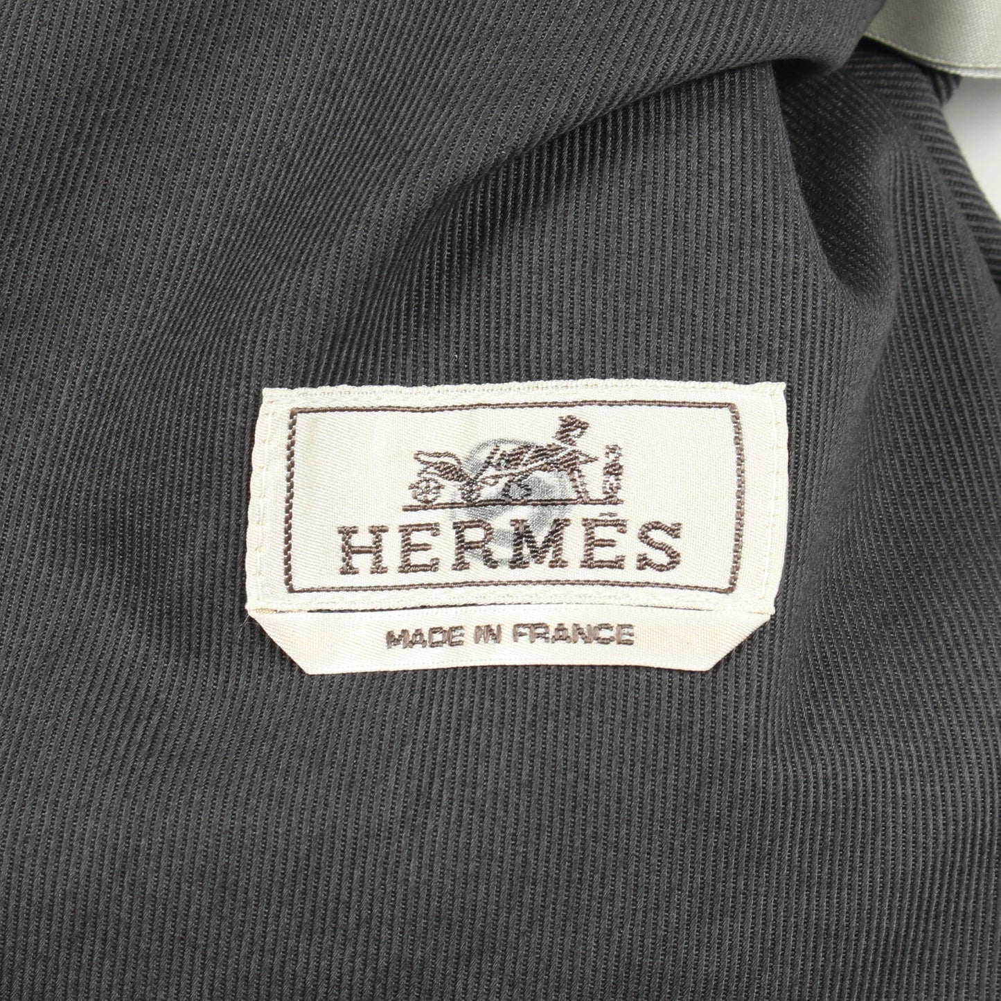 セリエボタン リバーシブルジャケット ブルゾン ナイロン コットン グリーン エルメス アウター HERMES