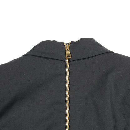 ジャケット ワンピース ウール ブラック バルマン ワンピース BALMAIN