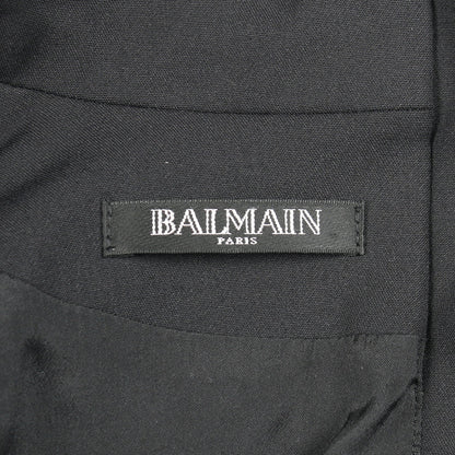ジャケット ワンピース ウール ブラック バルマン ワンピース BALMAIN