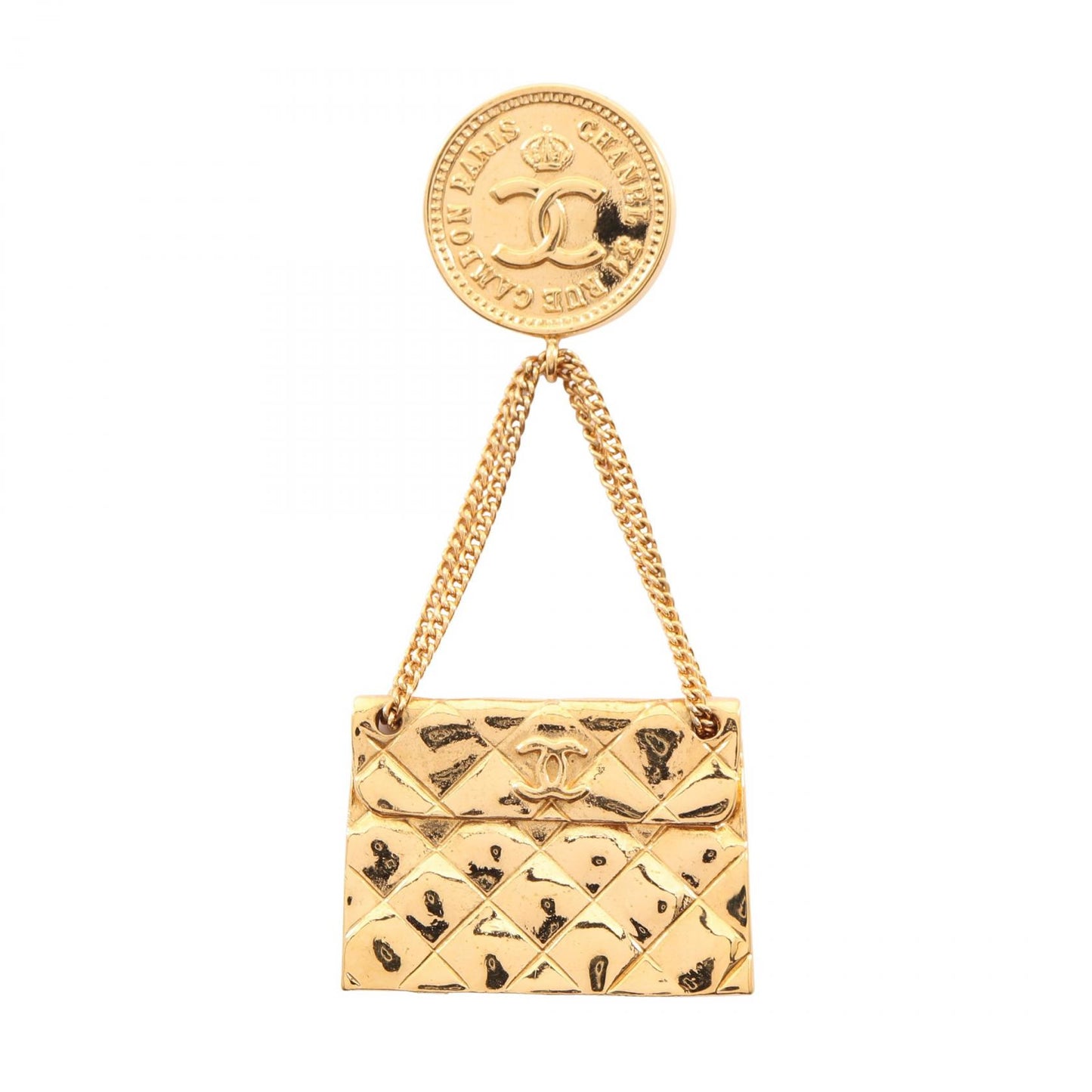 ココマーク バックモチーフ ブローチ GP ゴールド 23 シャネル アクセサリー CHANEL