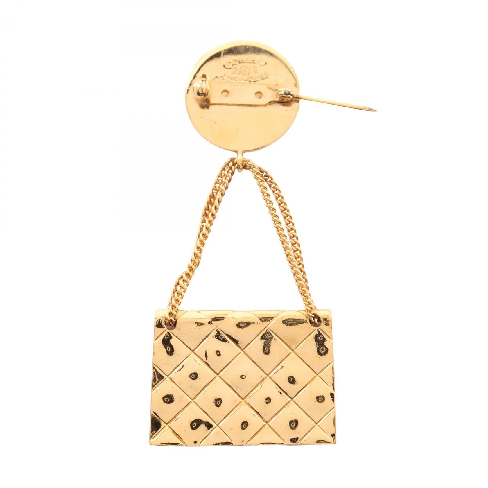 ココマーク バックモチーフ ブローチ GP ゴールド 23 シャネル アクセサリー CHANEL