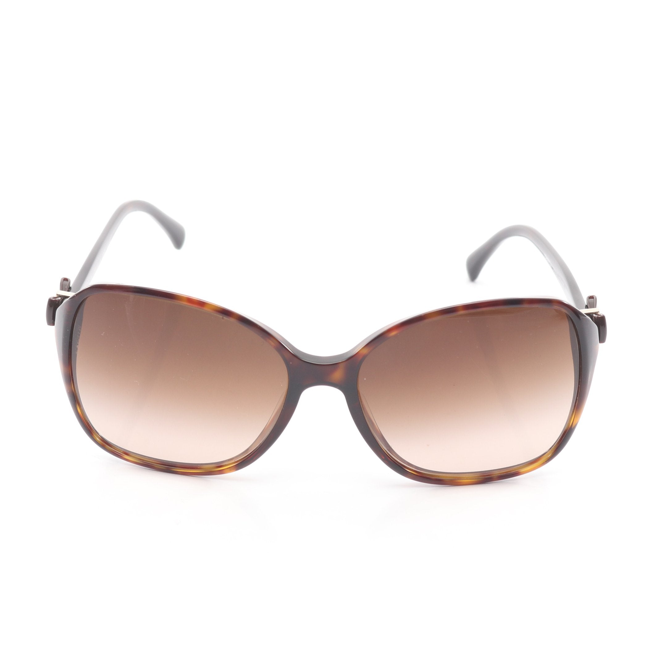 CHANEL リボンココマーク　ブラウン　べっこうサングラス ココマーク サングラス リボン ダークブラウン シャネル – RECLO