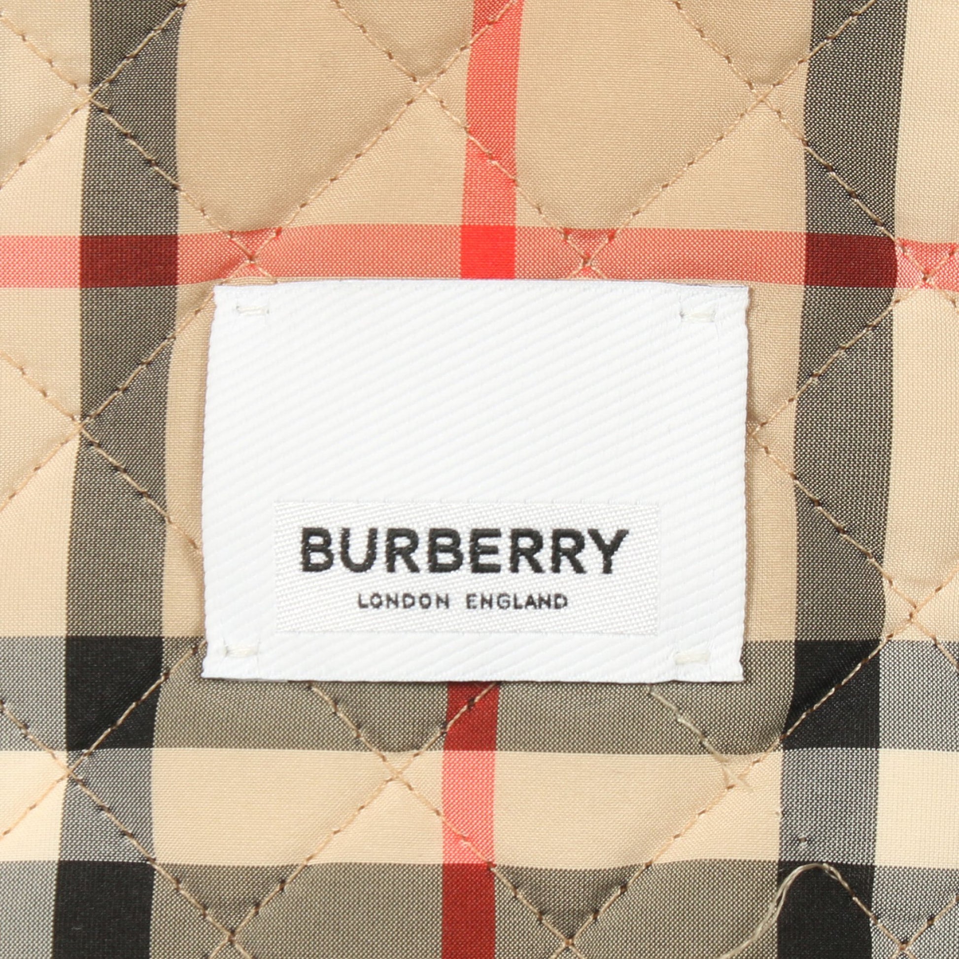 ボア ブルゾン 刺繍 カシミヤ オフホワイト フード付き バーバリー アウター BURBERRY