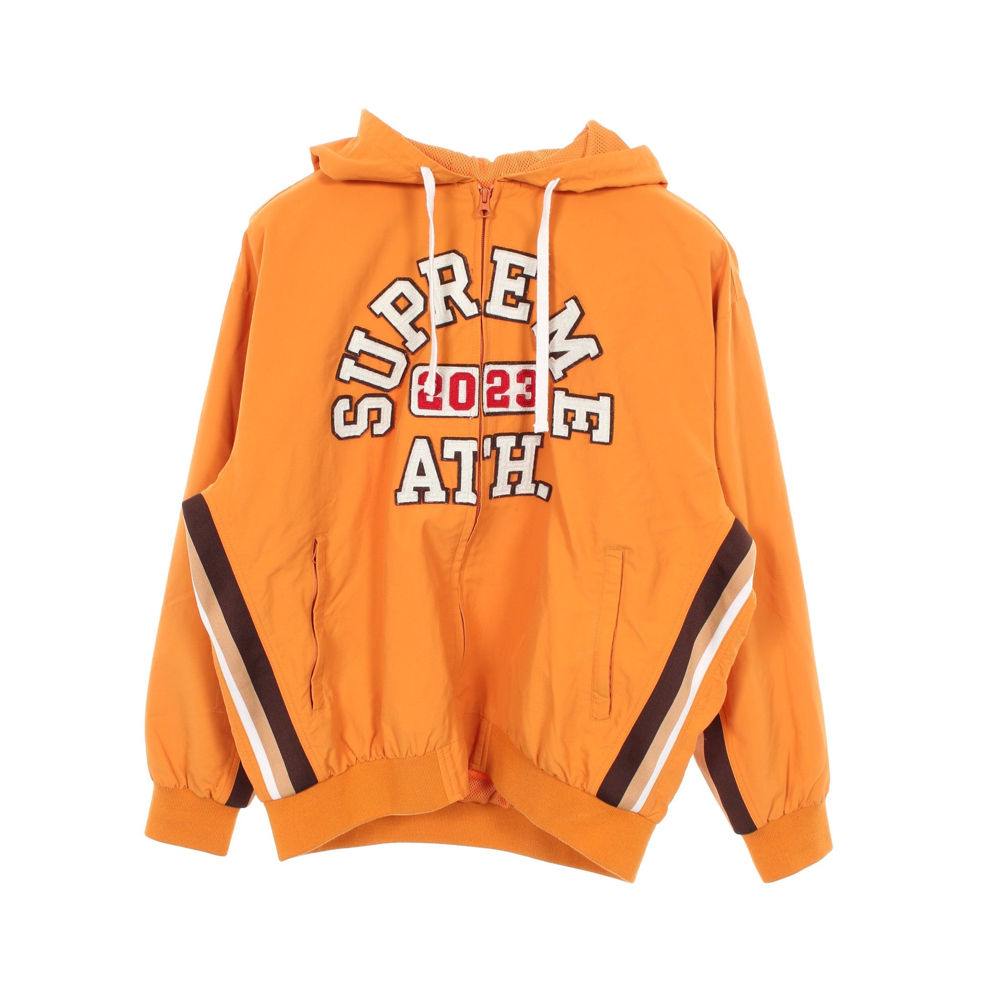 Applique Hooded Track Jacket ジャケット ナイロン オレンジ シュプリーム アウター Supreme