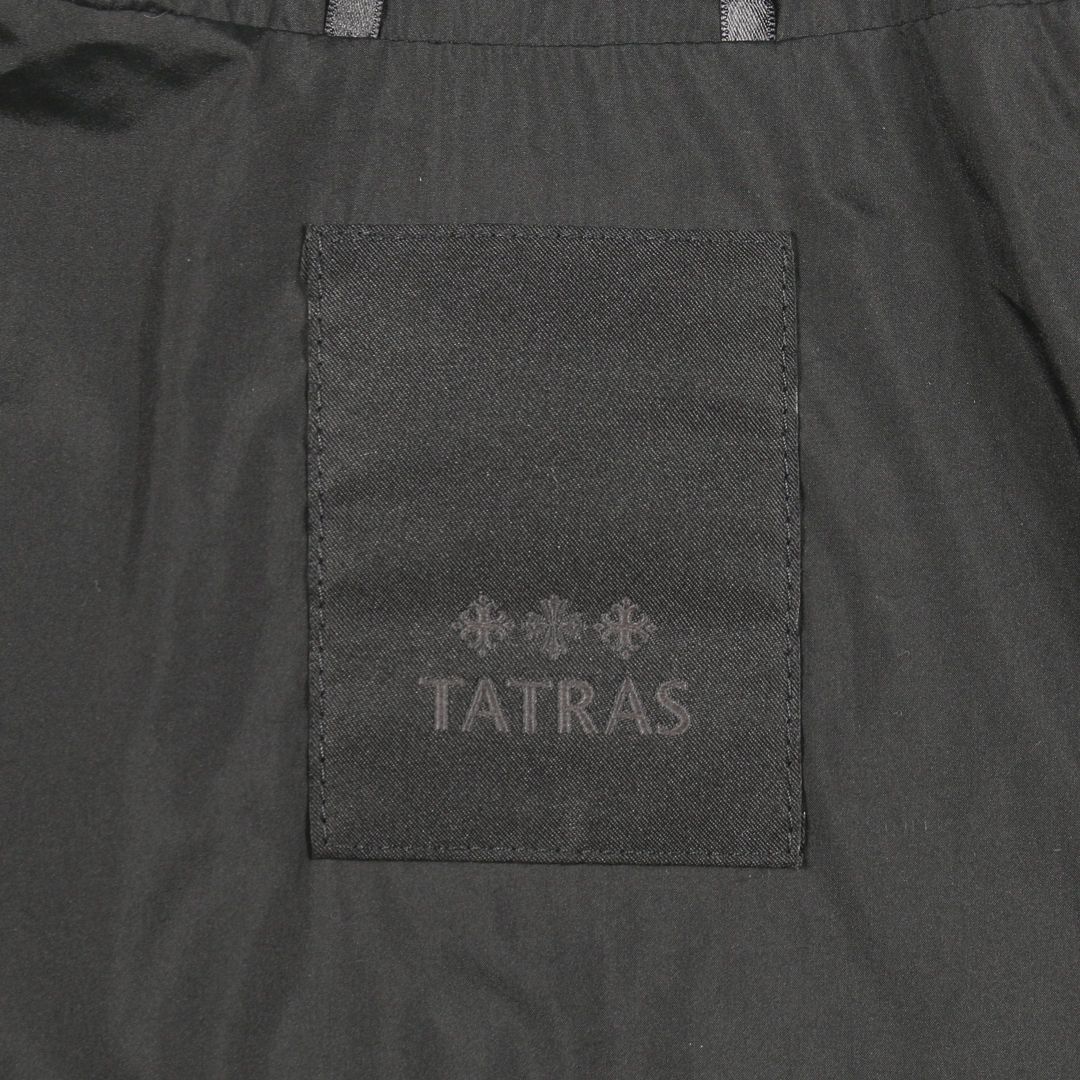 TATRAS NOKO 02ノーカラー ダウンジャケット ブラック