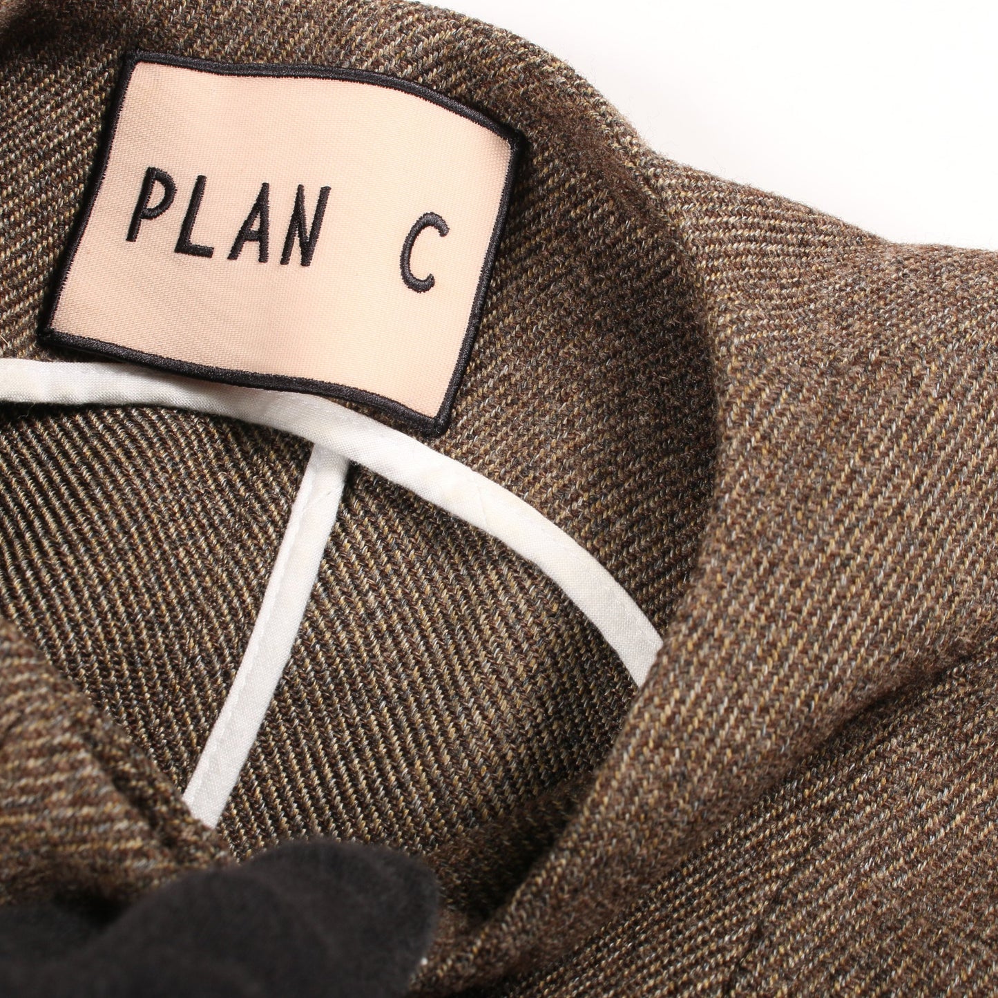 ジレ コート ブラウン プランシー アウター PLAN C