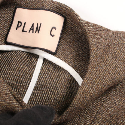 ジレ コート ブラウン プランシー アウター PLAN C
