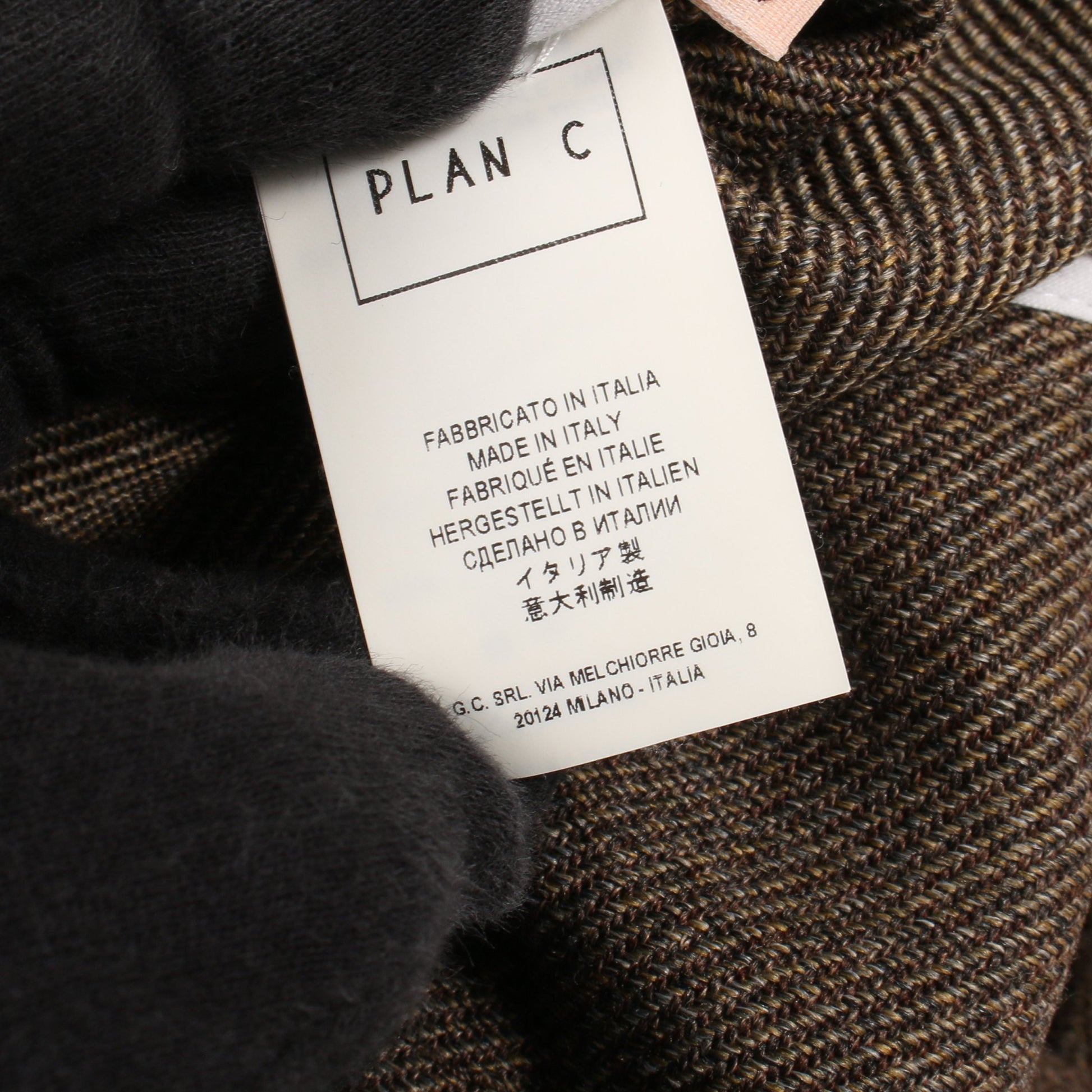ジレ コート ブラウン プランシー アウター PLAN C