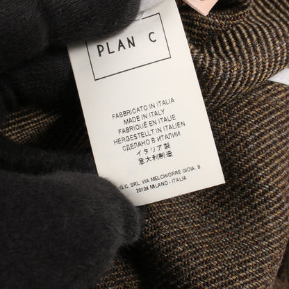 ジレ コート ブラウン プランシー アウター PLAN C