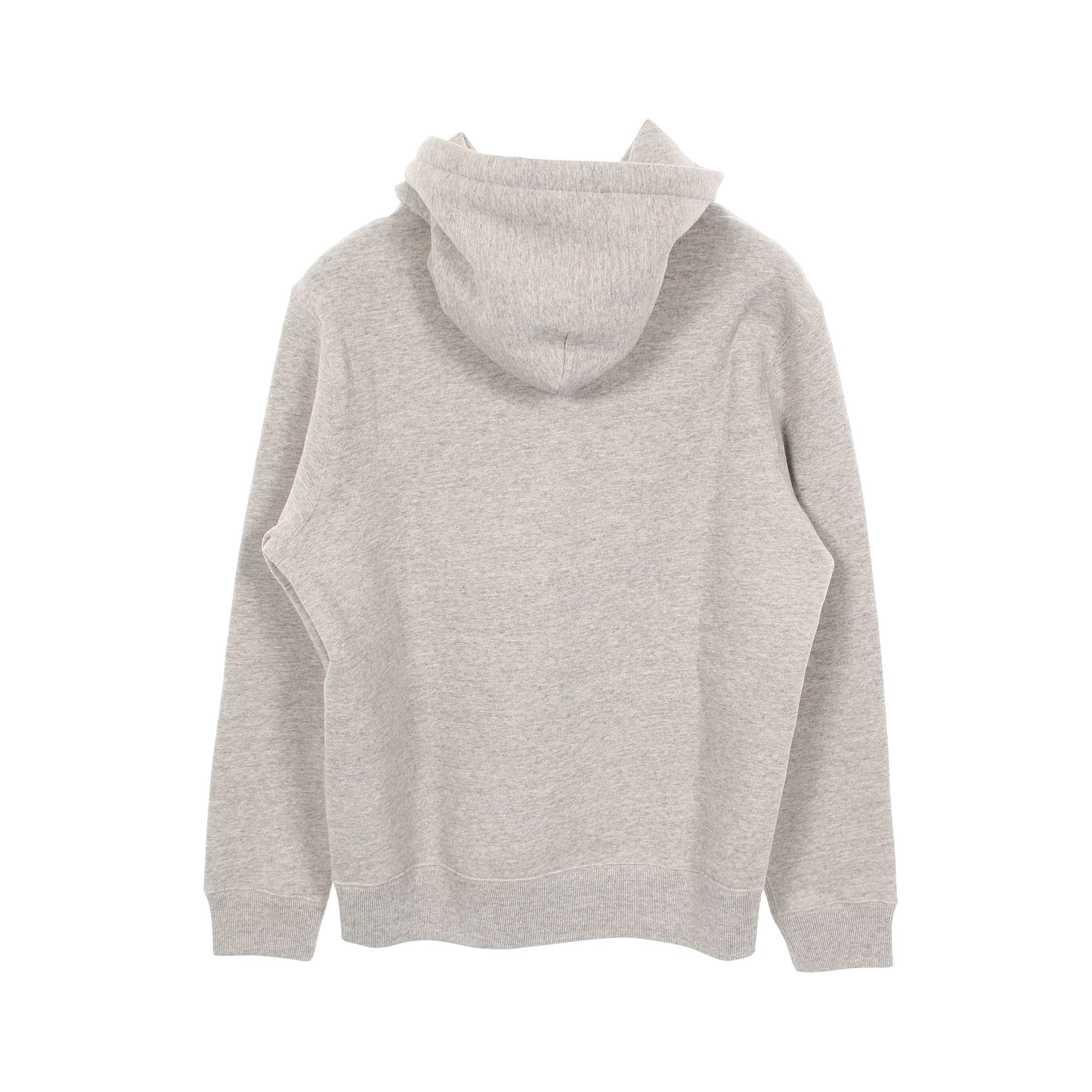 ポロベア フリース フーディ プルオーバーパーカー コットン グレー 裏
