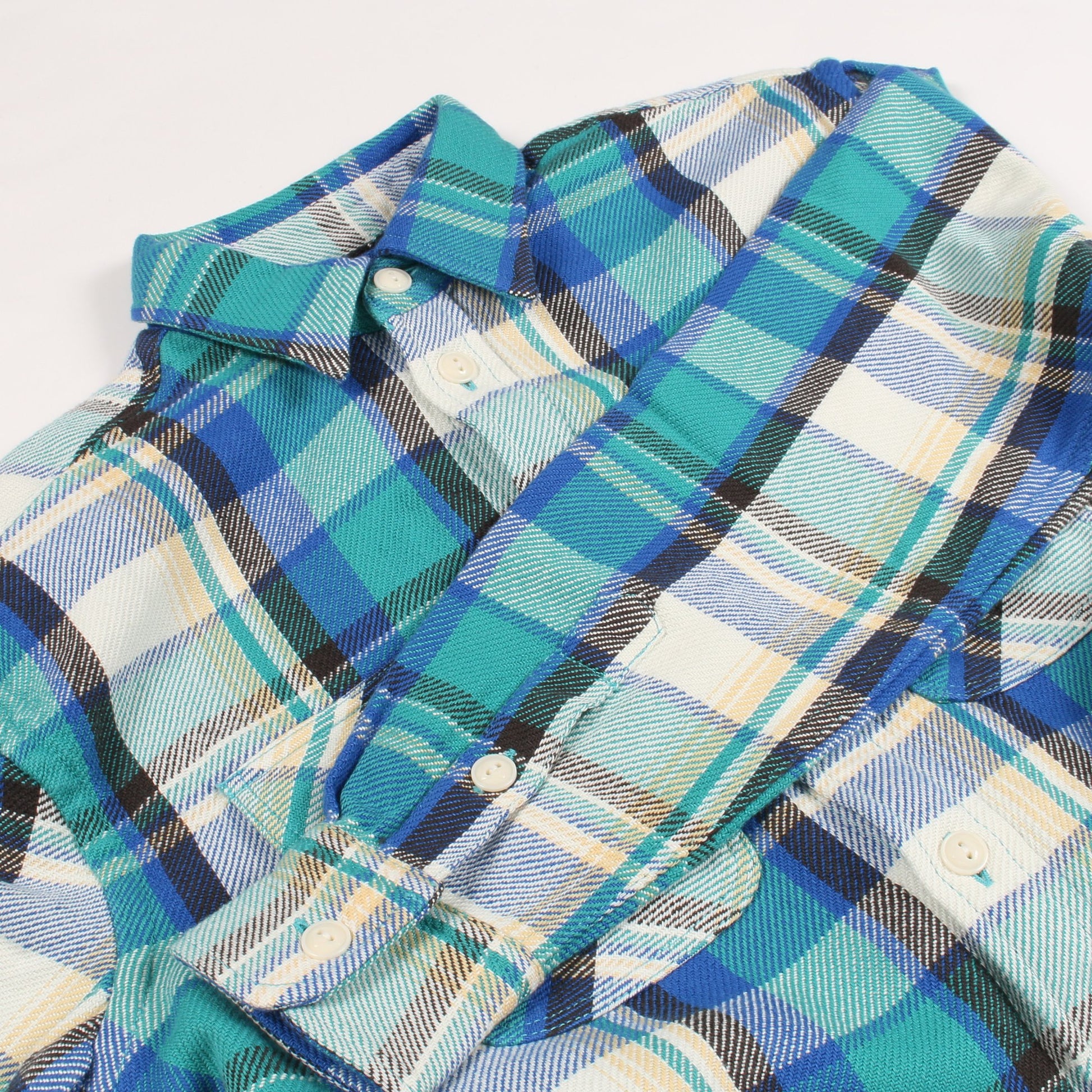 チェック シャツ 長袖 コットン ブルー マルチカラー ポロラルフローレン トップス Polo Ralph Lauren