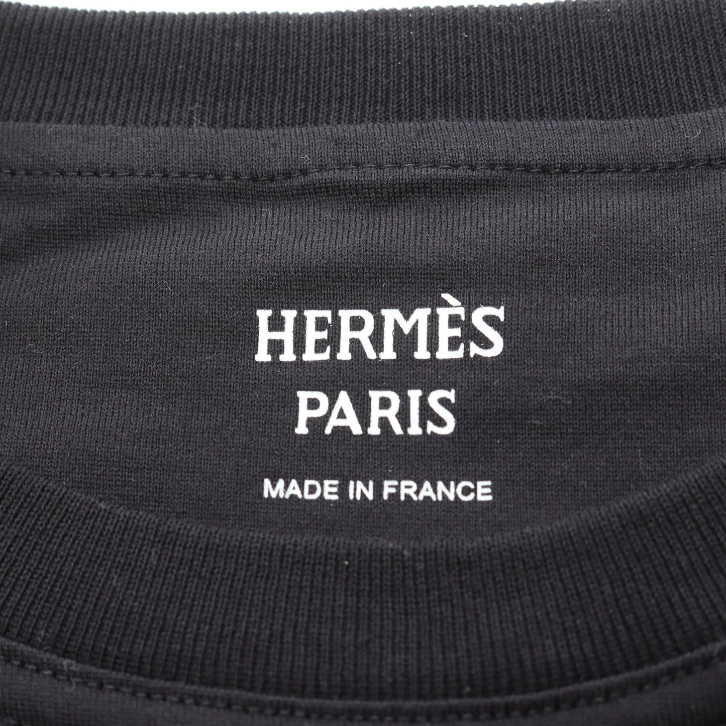 ホースビット ワンピース 半袖 刺繍 コットン ブラック エルメス ワンピース HERMES
