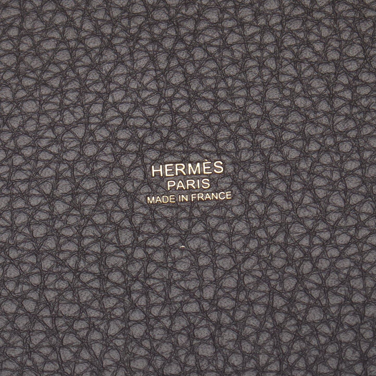 ピコタンロックPM ブルーノワール ハンドバッグ トリヨンクレマンス ダークネイビー ゴールド金具 W刻印 エルメス バッグ HERMES