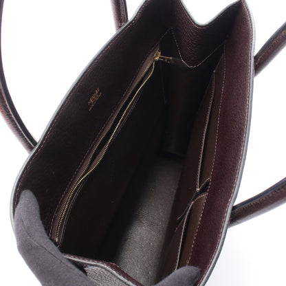 ホワイトバスアップ エベンヌ ハンドバッグ トートバッグ フィヨルド ダークブラウン ゴールド金具 □F刻印 エルメス バッグ HERMES