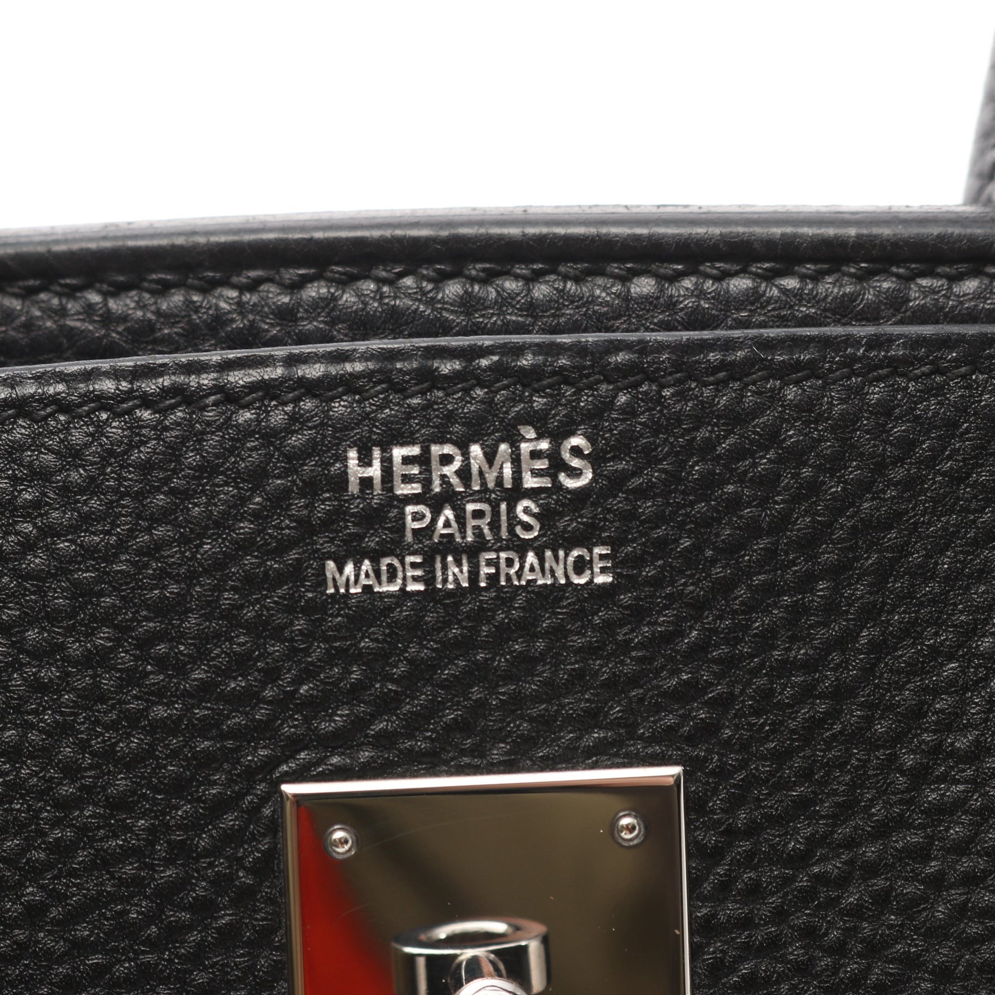 バーキン35 ハンドバッグ トゴ ブラック シルバー金具 □H刻印 エルメス バッグ HERMES
