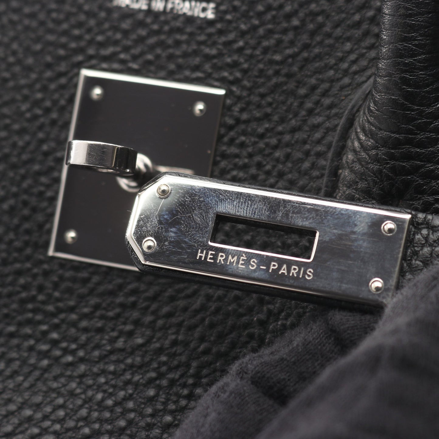 バーキン35 ハンドバッグ トゴ ブラック シルバー金具 □H刻印 エルメス バッグ HERMES