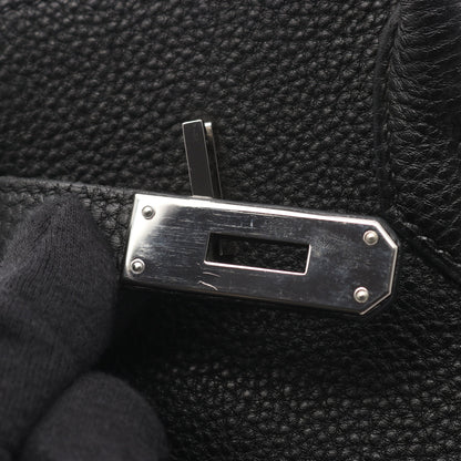 バーキン35 ハンドバッグ トゴ ブラック シルバー金具 □H刻印 エルメス バッグ HERMES