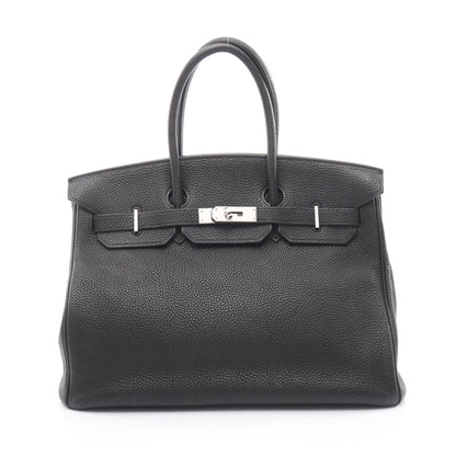 バーキン35 ハンドバッグ トゴ ブラック シルバー金具 □H刻印 エルメス バッグ HERMES