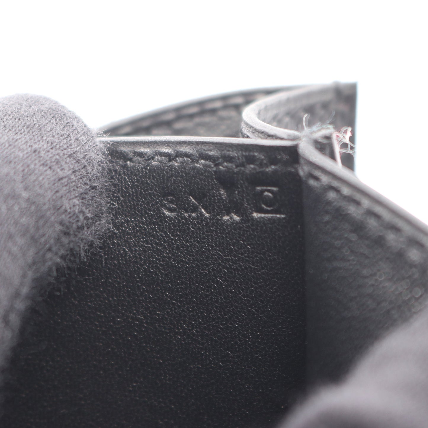 コンスタンスエラン3 ショルダーバッグ ヴォーエプソン ブラック シルバー金具 □O刻印 エルメス バッグ HERMES