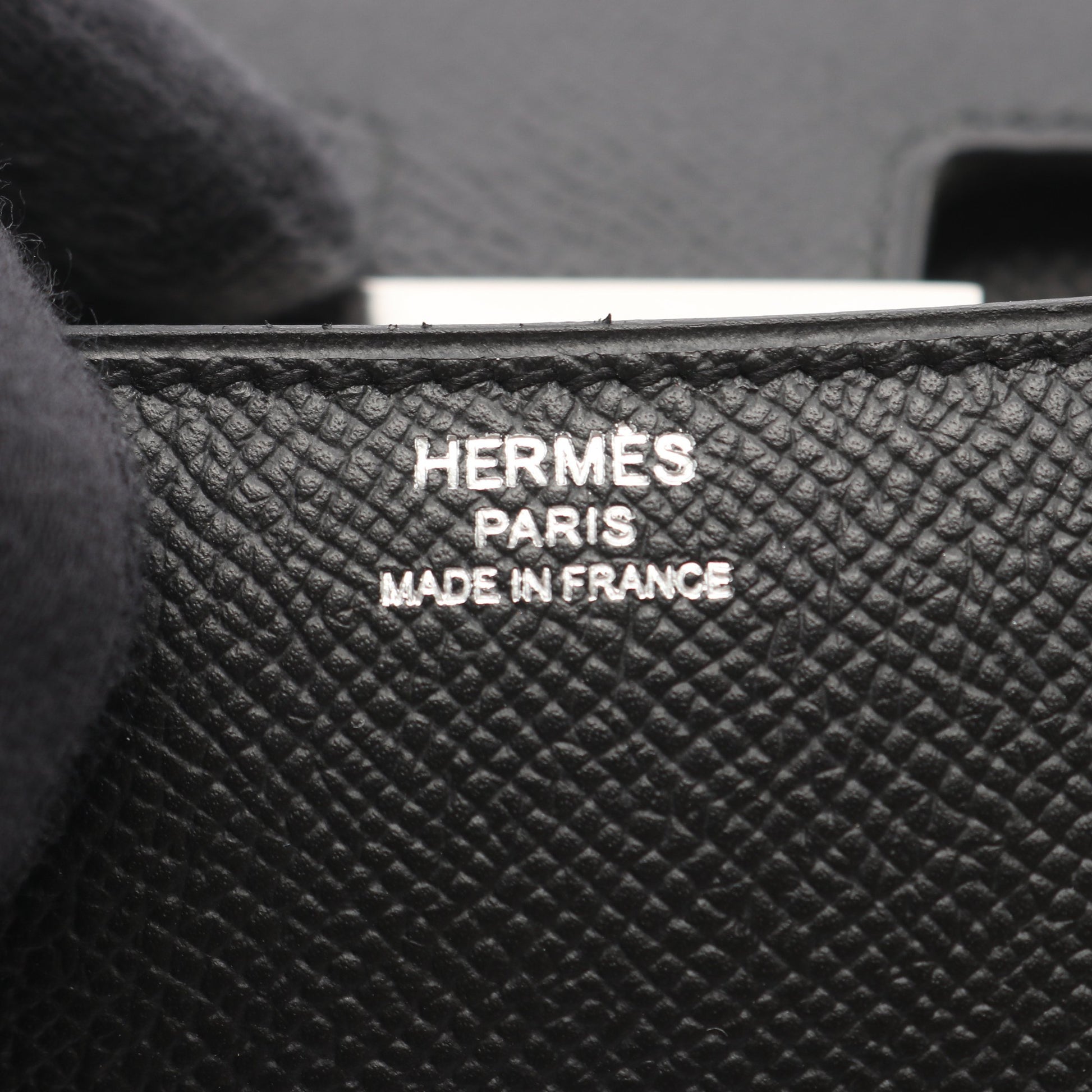 コンスタンスエラン3 ショルダーバッグ ヴォーエプソン ブラック シルバー金具 □O刻印 エルメス バッグ HERMES