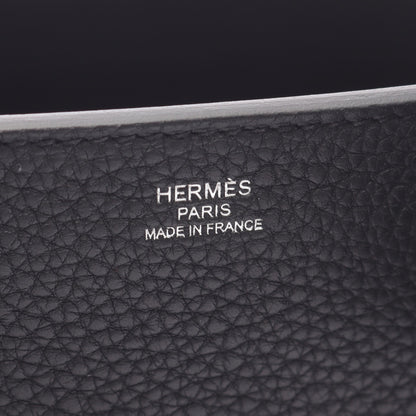 メドール ハンドバッグ トゴ ヴォースイフト ブラック シルバー金具 2WAY W刻印 エルメス バッグ HERMES