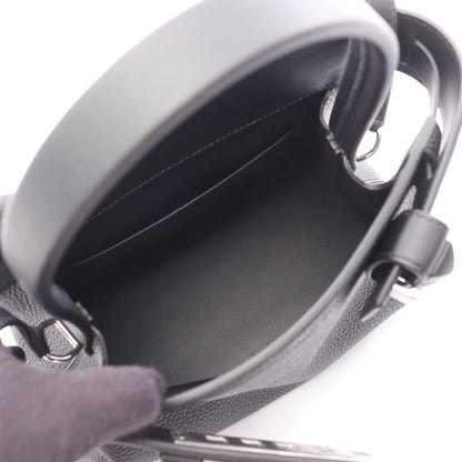 メドール ハンドバッグ トゴ ヴォースイフト ブラック シルバー金具 2WAY W刻印 エルメス バッグ HERMES