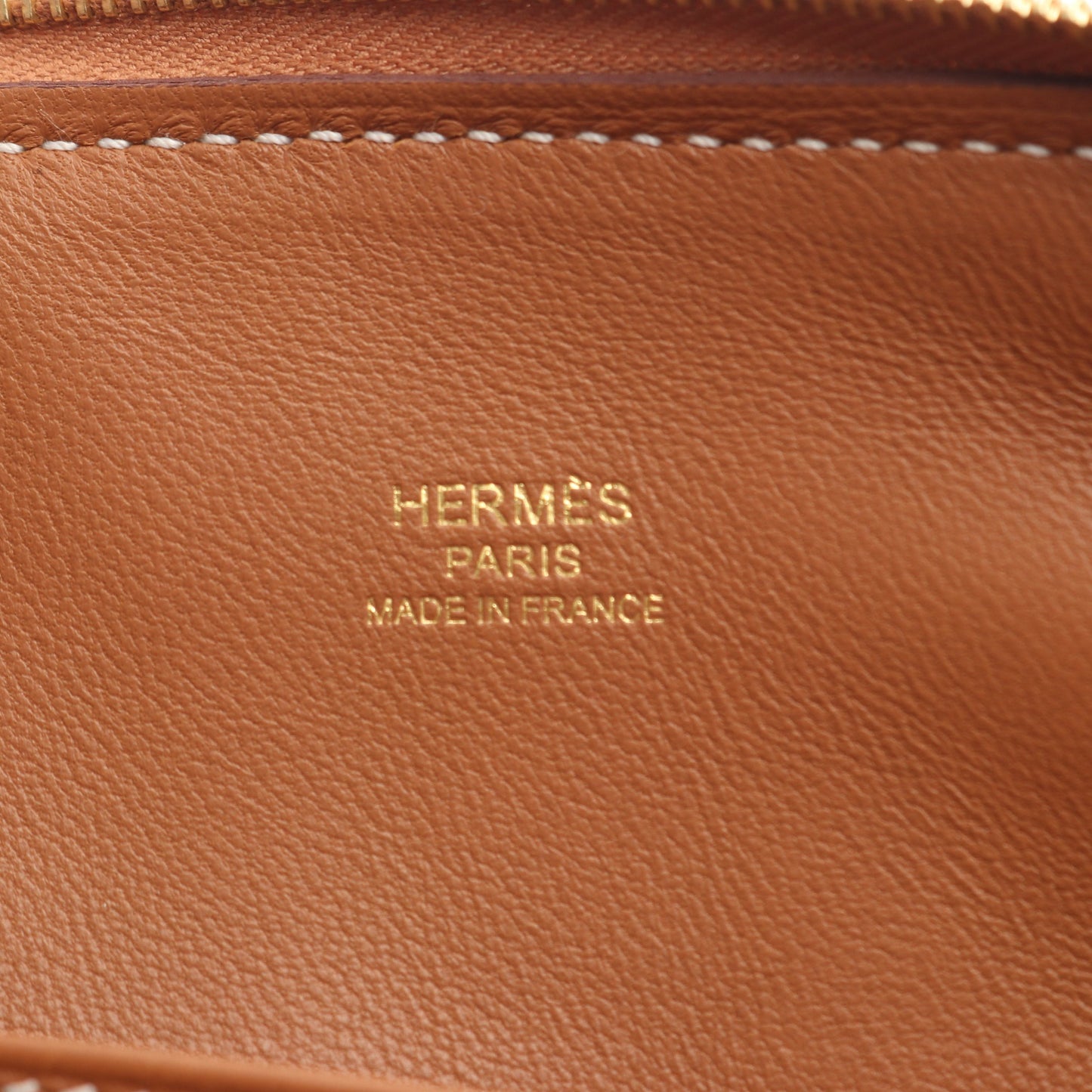 ボリード1923 ミニ ゴールド ハンドバッグ エバーカラー ライトブラウン ゴールド金具 2WAY Z刻印 エルメス バッグ HERMES