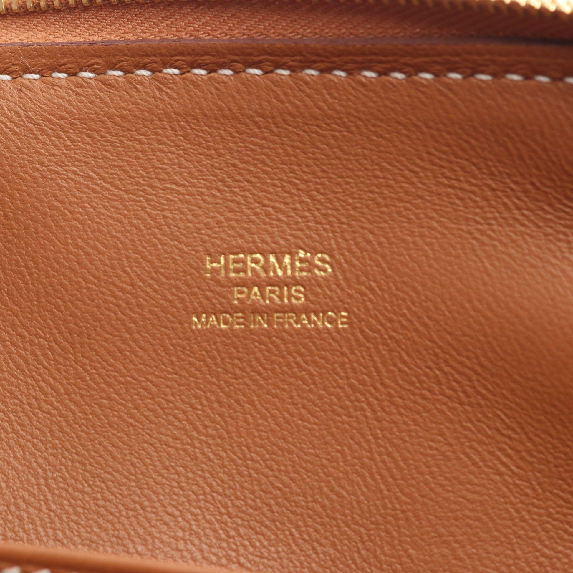 ボリード1923 ミニ ゴールド ハンドバッグ エバーカラー ライトブラウン ゴールド金具 2WAY Z刻印 エルメス バッグ HERMES