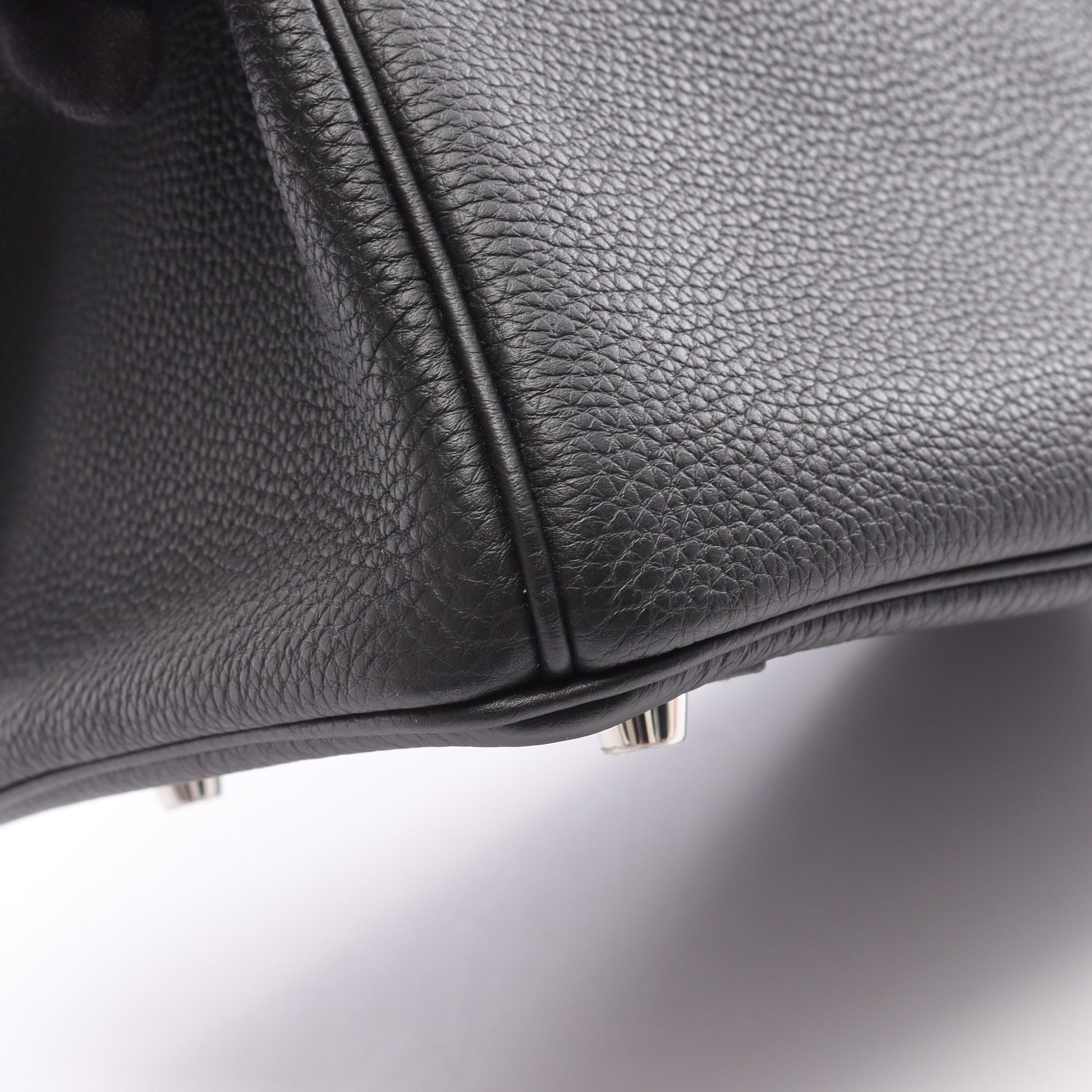 バーキン30 ハンドバッグ トゴ ブラック シルバー金具 X刻印 エルメス バッグ HERMES