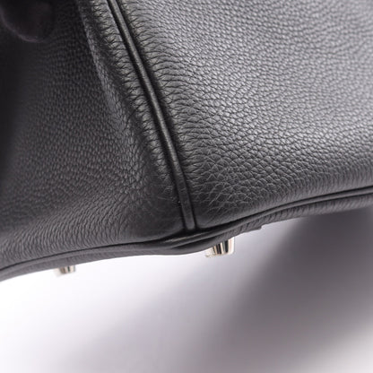 バーキン30 ハンドバッグ トゴ ブラック シルバー金具 X刻印 エルメス バッグ HERMES