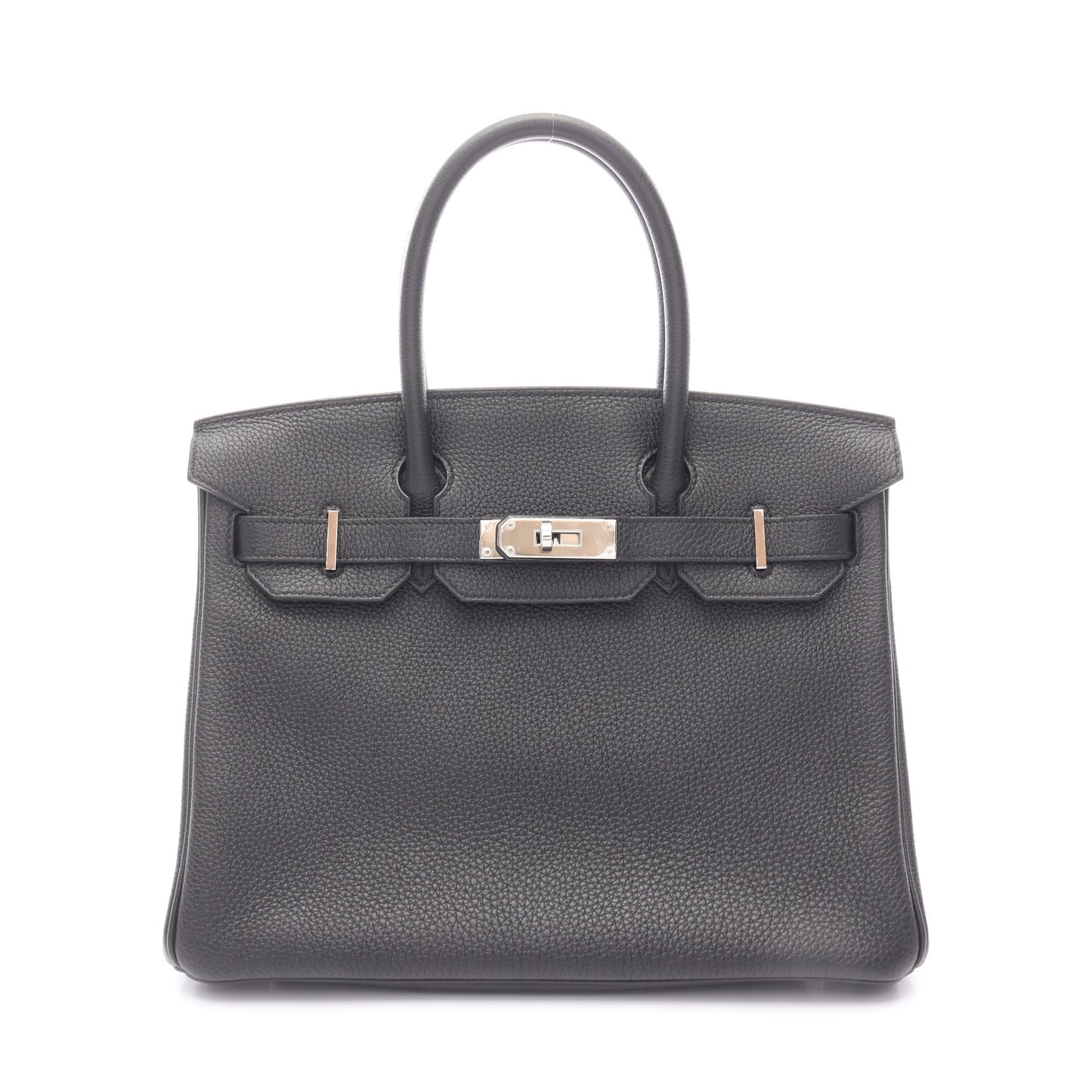 バーキン30 ハンドバッグ トゴ ブラック シルバー金具 X刻印 エルメス バッグ HERMES