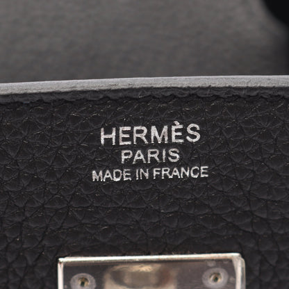 バーキン30 ハンドバッグ トゴ ブラック シルバー金具 X刻印 エルメス バッグ HERMES