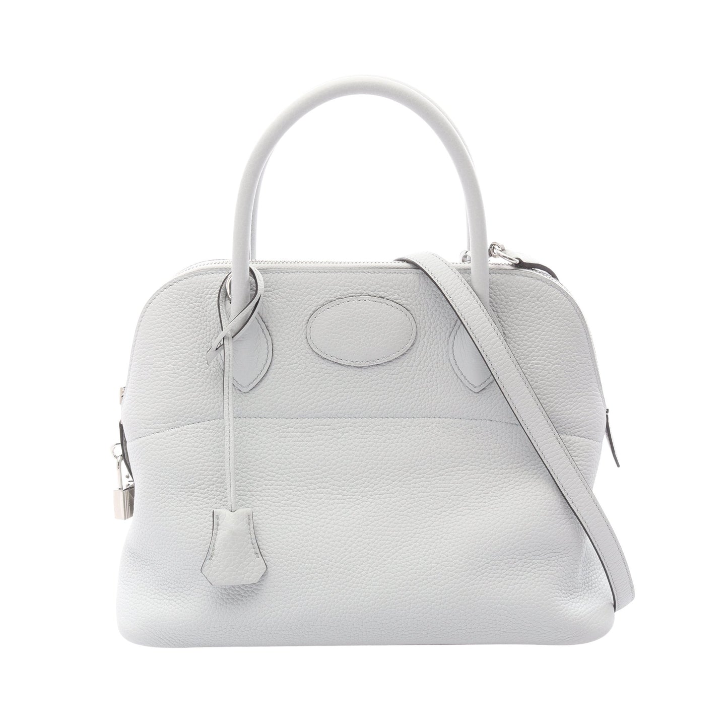 ボリード31 ブルーペール ハンドバッグ トリヨンクレマンス ライトブルー シルバー金具 2WAY Z刻印 エルメス バッグ HERMES