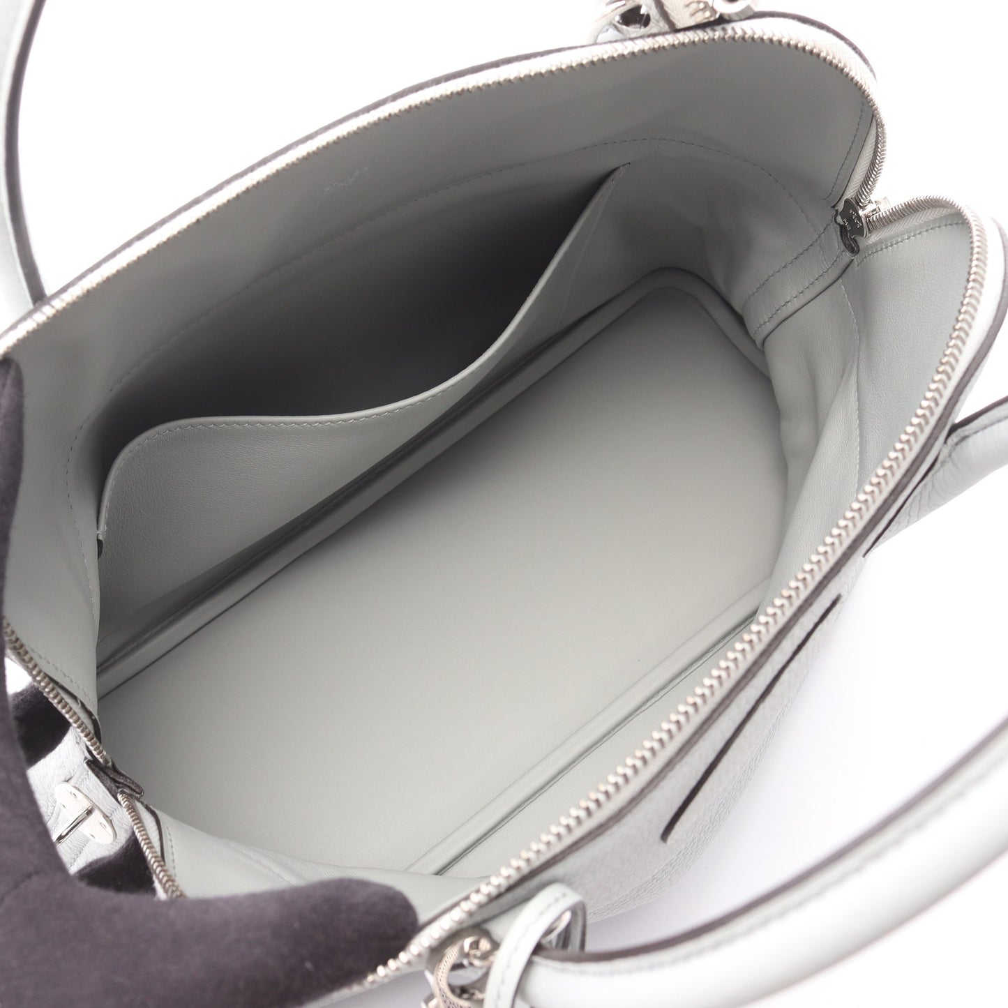 ボリード31 ブルーペール ハンドバッグ トリヨンクレマンス ライトブルー シルバー金具 2WAY Z刻印 エルメス バッグ HERMES