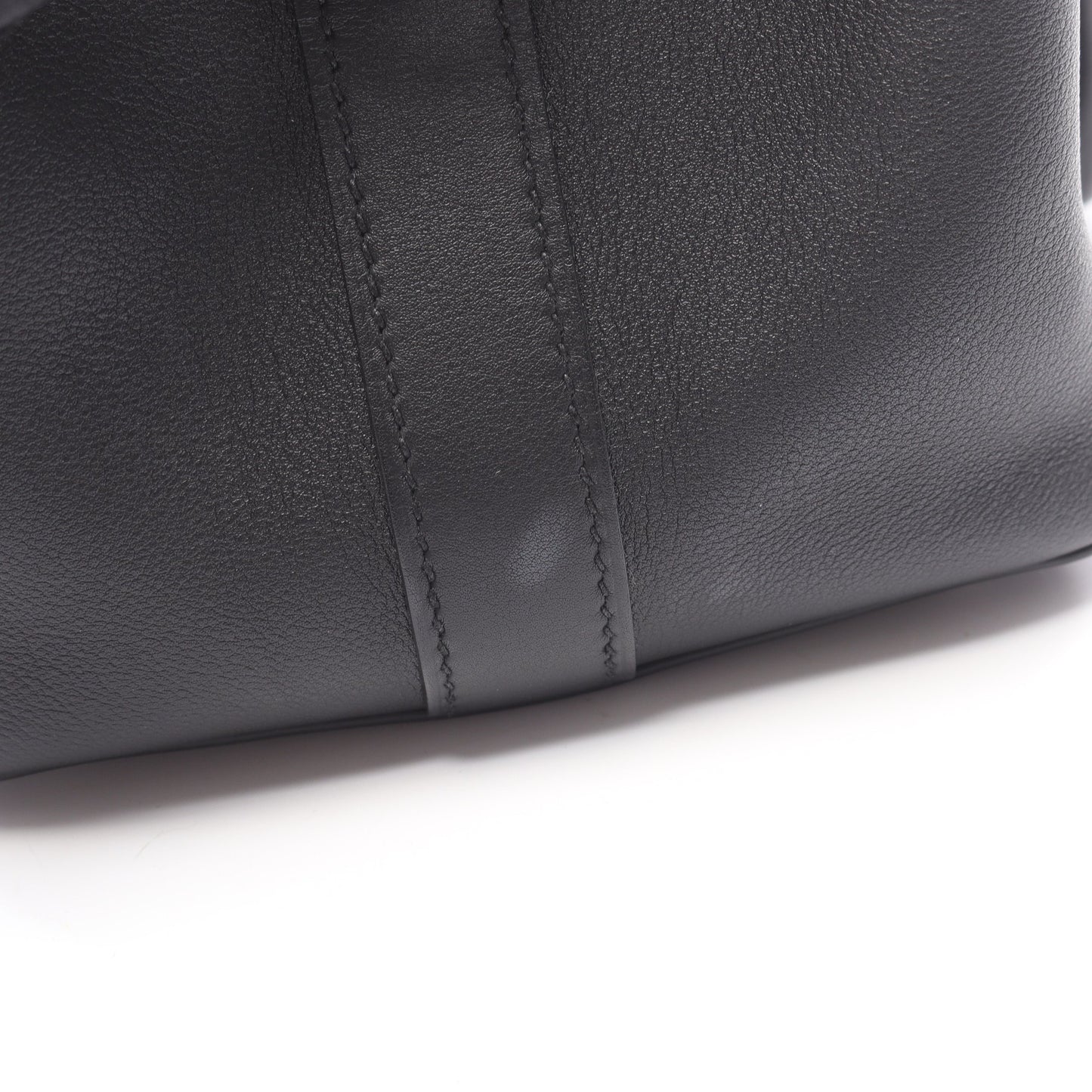 ツールボックス20 ハンドバッグ ヴォースイフト ブラック シルバー金具 2WAY A刻印 エルメス