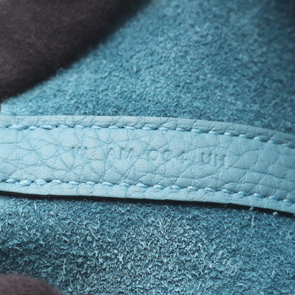 ピコタンロックPM エクラ ニューブルージーン モーヴペール ハンドバッグ トリヨンクレマンス ブルー ライトピンク シルバー金具 W刻印 エルメス