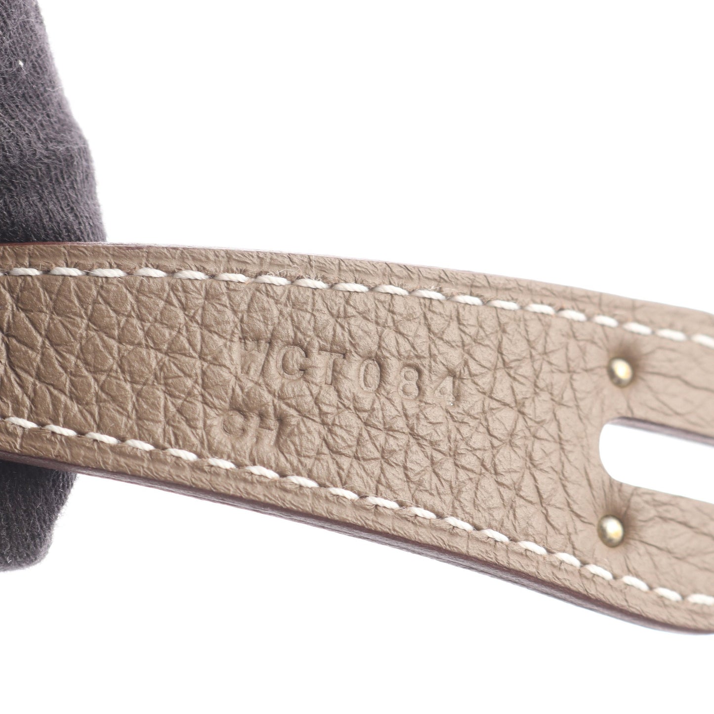 リンディ30 エトゥープ ショルダーバッグ トリヨンクレマンス グレーブラウン シルバー金具 W刻印 エルメス