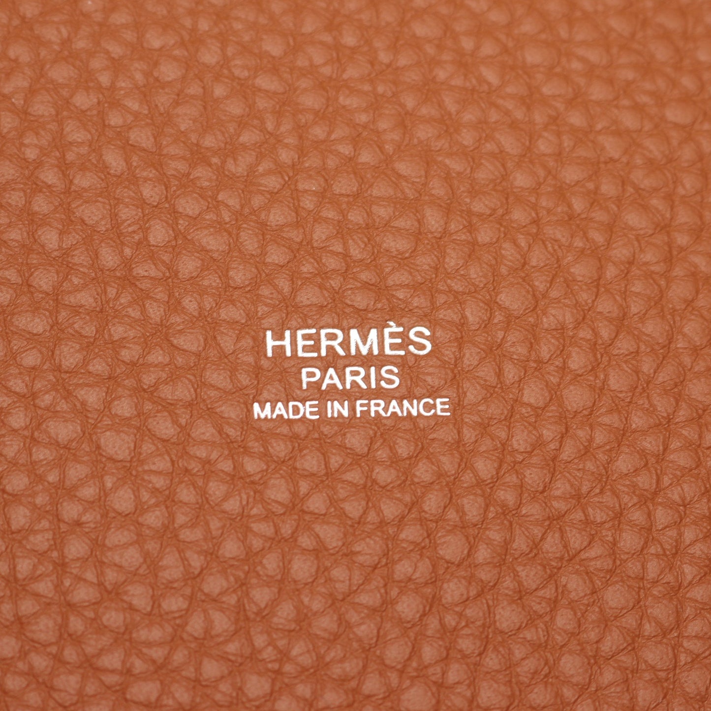 ピコタンロックPM エクラ ゴールド ローズサクラ ハンドバッグ トリヨンクレマンス ヴォースイフト ブラウン ライトピンク シルバー金具 K刻印 エルメス