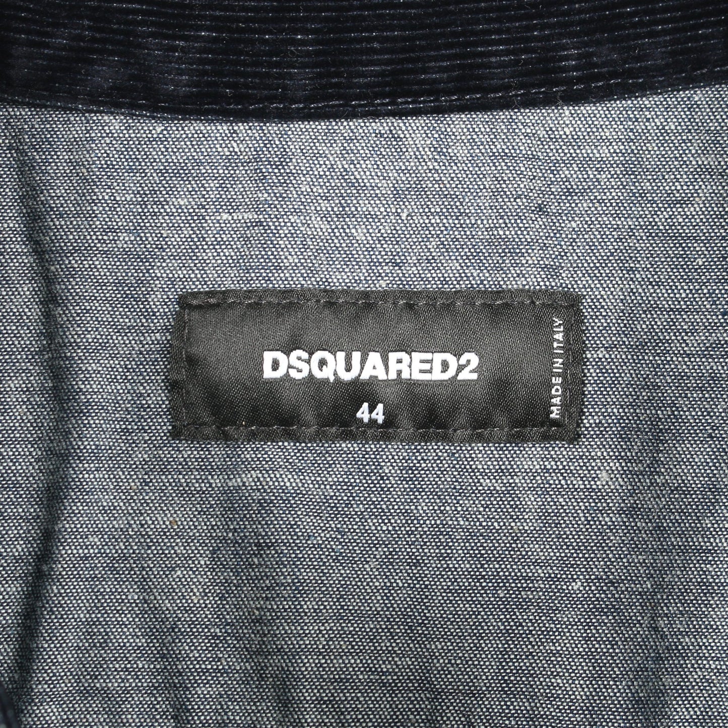 Flocked Cord Jean Jacket コーデュロイ ジャケット コットン ダークネイビー ディースクエアード アウター DSQUARED2