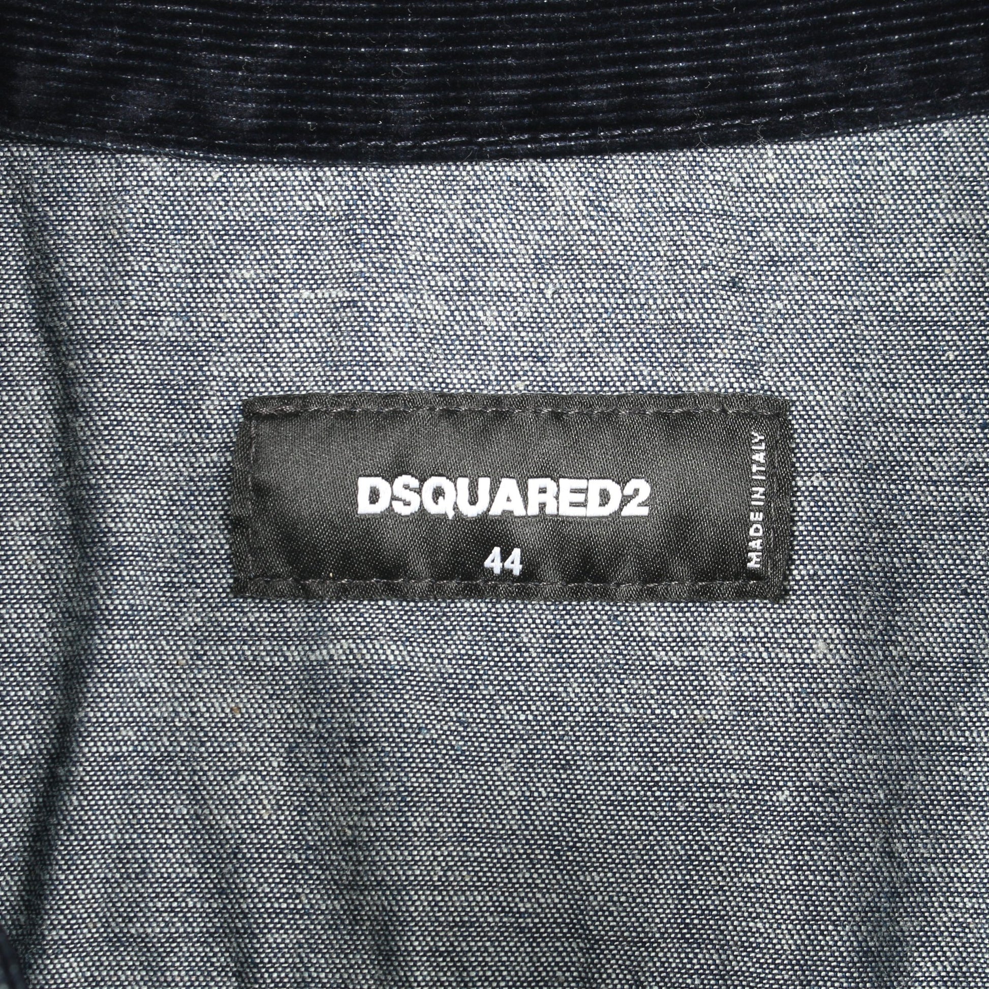 Flocked Cord Jean Jacket コーデュロイ ジャケット コットン ダークネイビー ディースクエアード アウター DSQUARED2