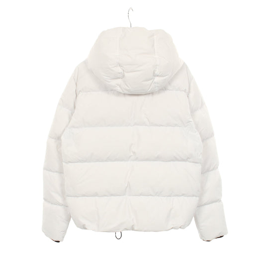 ダウンジャケット ホワイト フード付き ディースクエアード