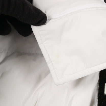 ダウンジャケット ホワイト フード付き ディースクエアード