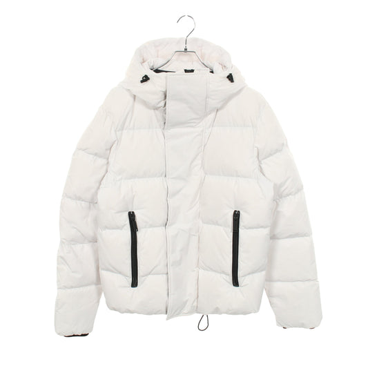 ダウンジャケット ホワイト フード付き ディースクエアード