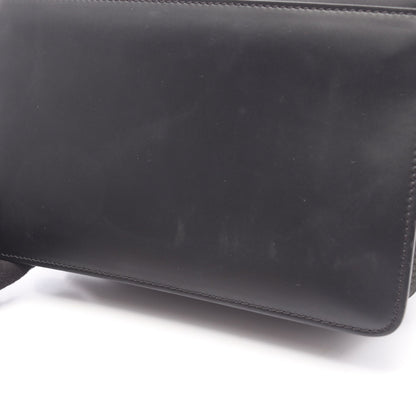 TRUNK トランク ミディアム ショルダーバッグ レザー ブラック ネイビー マルニ バッグ MARNI