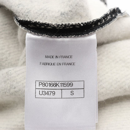 ココマーク スウェットシャツ 総柄 コットン ブラック オフホワイト 裏起毛 シャネル トップス CHANEL