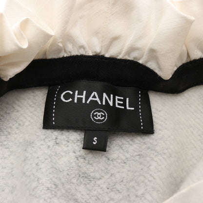 ココマーク スウェットシャツ 総柄 コットン ブラック オフホワイト 裏起毛 シャネル トップス CHANEL