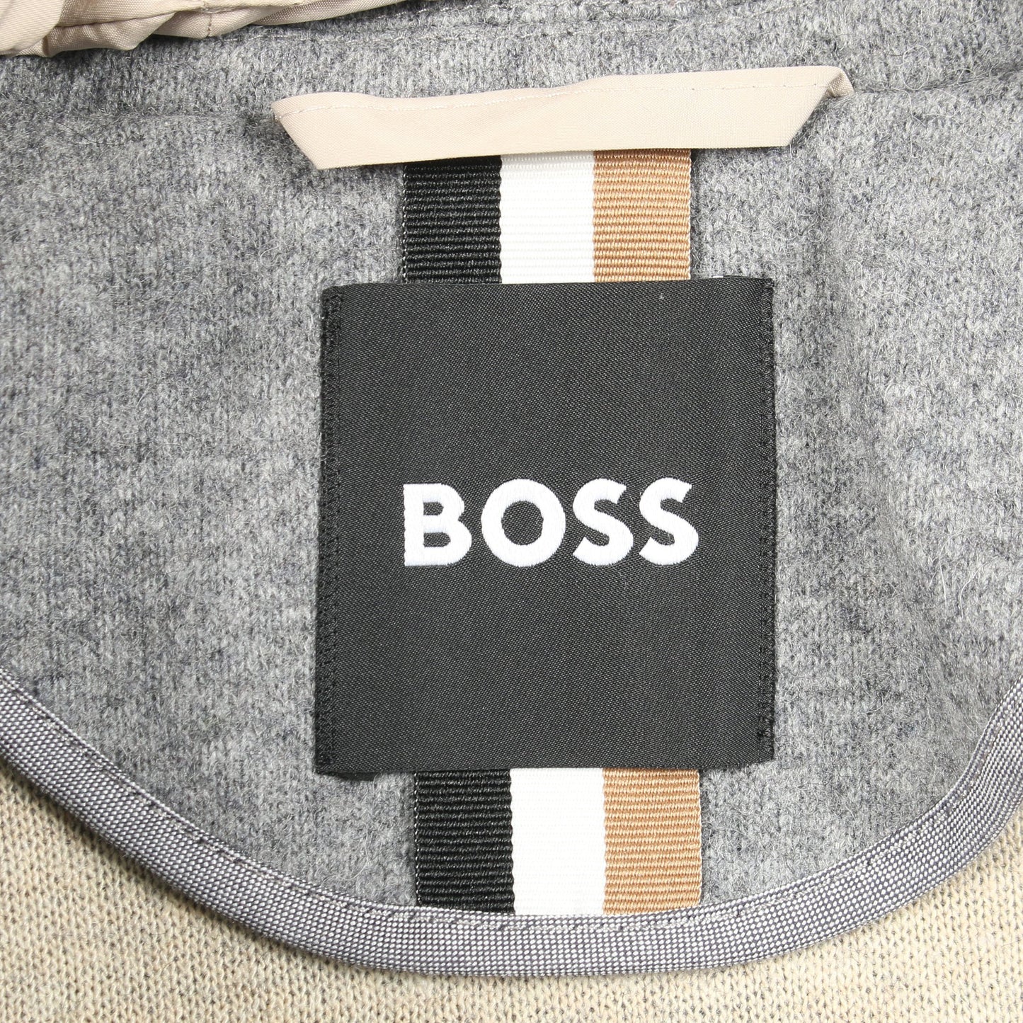 チェスターコート ウール グレー ボス アウター BOSS