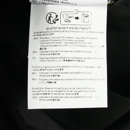 ジップアップ ブルゾン チェック レーヨン ブラック ブラウン ボス アウター BOSS