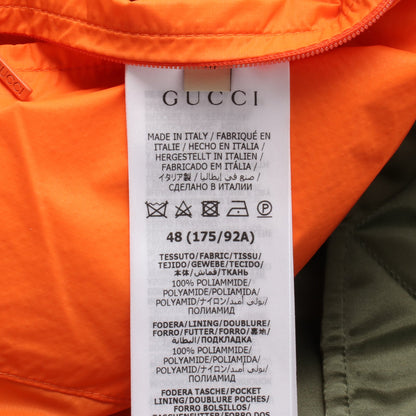 ARCUS CAELESRIS ボンバージャケット ハートポケット ナイロン カーキグリーン 中綿 グッチ アウター GUCCI