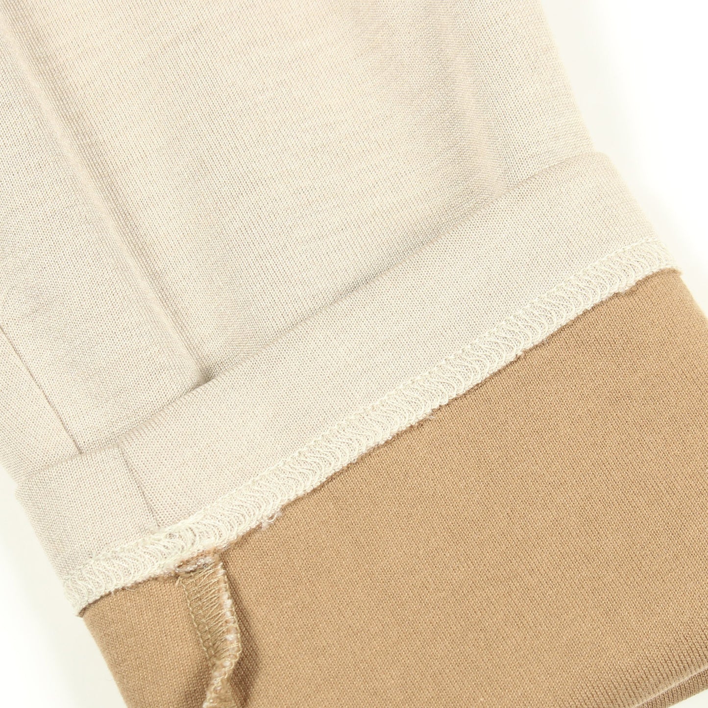 セリエワッペン 長袖Tシャツ コットン シルク グレーベージュ エルメス トップス HERMES
